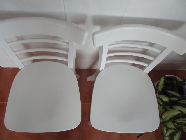 silla de cocina renovada